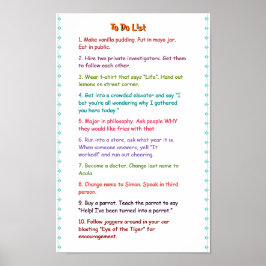 Crazy Funny Wacky moet pranks doen om Poster te ma