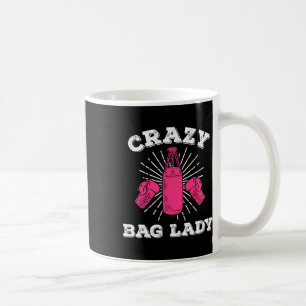Crazy G Dames Kickbokser Grappig Kickboks T-shirt Koffiemok