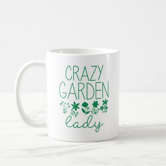 Crazy Garden Lady Koffiemok (Links)
