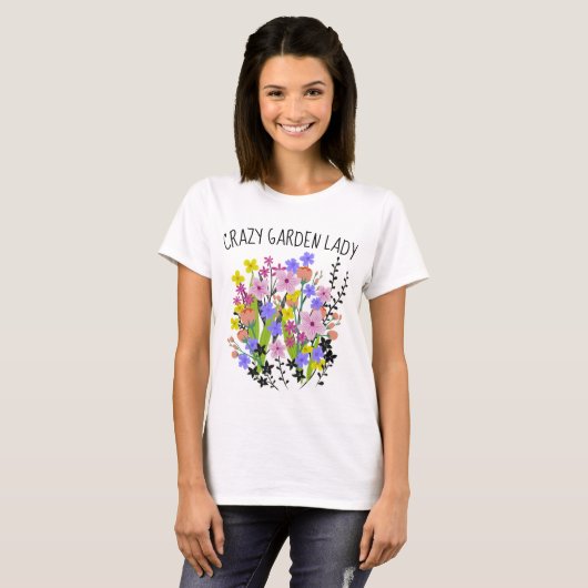 Crazy Garden Lady Shirt (Voorkant volledig)