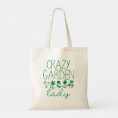 Crazy Garden Lady Tote Bag (Achterkant)