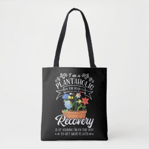 Crazy Gardening mama Plant Lover Landscaper vrouw Tote Bag