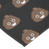Crazy Gekke Brown Poop Emoji Tafelkleed (Gekanteld)