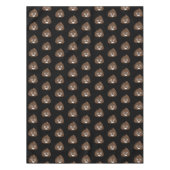 Crazy Gekke Brown Poop Emoji Tafelkleed (Voorkant)