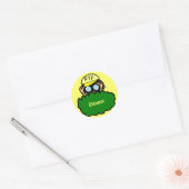 Crazy Geocacher Geocaching Swag Funny Stickers (Envelop)