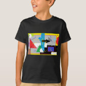 Crazy Geometry Funky T-shirt (Voorkant)