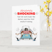 crazy get well kaart (Gele Bloem)