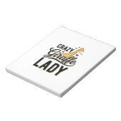 Crazy Giraffe Dames Vintage Gravure Shirt Ontwerp  Notitieblok (Linkerzijde)