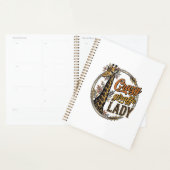 Crazy Giraffe Dames Vintage Gravure Shirt Ontwerp_ Planner (Display)