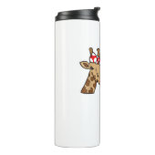 Crazy Giraffe Lady Giraffes Thermosbeker (Gedraaid links)