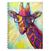 Crazy Giraffe Man Notitieboek (Voorkant)