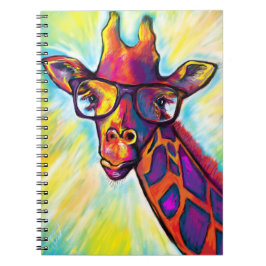 Crazy Giraffe Man Notitieboek
