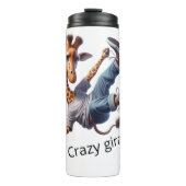 Crazy giraffe thermosbeker (Voorkant)