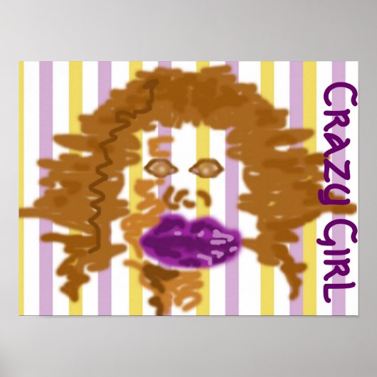 Crazy Girl Poster (Voorkant)