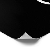 Crazy Glue Funny Super Glue Pun Dark BG Poster (Hoek)