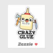 Crazy Glue Funny Super Glue Sticker (Vel)