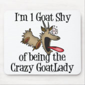 Crazy Goat Lady GetYerGoat Muismat (Voorkant)