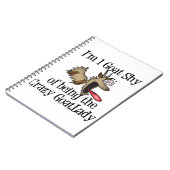 Crazy Goat Lady GetYerGoat Notitieboek (Linkerzijde)