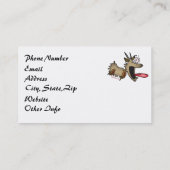 Crazy Goat Lady GetYerGoat Visitekaartje (Achterkant)