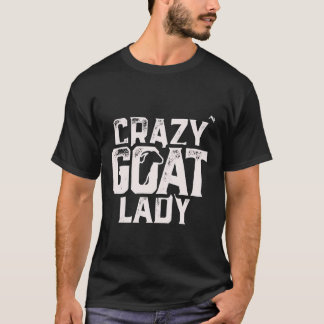 Crazy Goat Lady Hoodie T-shirt