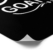 Crazy Goat Lady Shirt Geit, Geitenboer Gift Poster (Hoek)