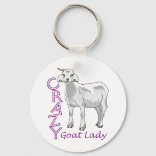 CRAZY GOAT LADY SLEUTELHANGER