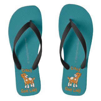 CRAZY GOAT LADY | TotaalGoatally™ Teenslippers