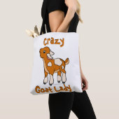 CRAZY GOAT LADY | TotaalGoatally™ Tote Bag (Dichtbij)