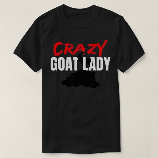 Crazy Goat Lover Animal Funny Gift T-shirt (Design voorkant)