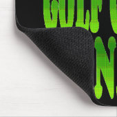 Crazy Golf Course Manager in het groen Muismat (Hoek)