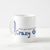 Crazy Golf Help.com is een eigen draai op mode Koffiemok (Voorkant links)