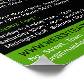 Crazy Golfer, Minigolfbaan Adverteren Poster (Hoek)