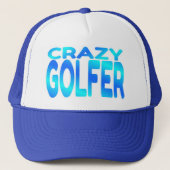 Crazy Golfer Trucker Pet (Voorkant)
