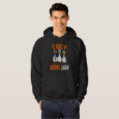 Crazy Goose Lady Goose Girl  Duck Hoodie (Voorkant volledig)