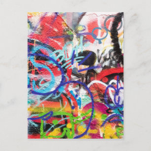 Crazy Graffiti Briefkaart