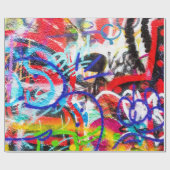 Crazy Graffiti Cadeaupapier (Vlak)