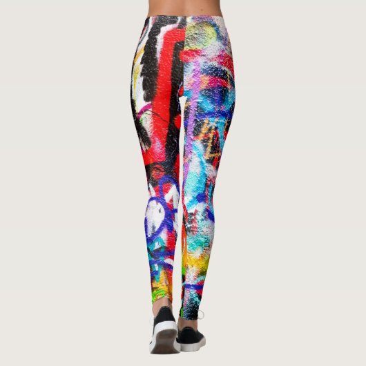 Crazy Graffiti Leggings (Achterkant)