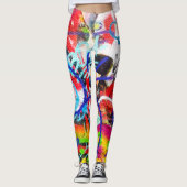 Crazy Graffiti Leggings (Voorkant)