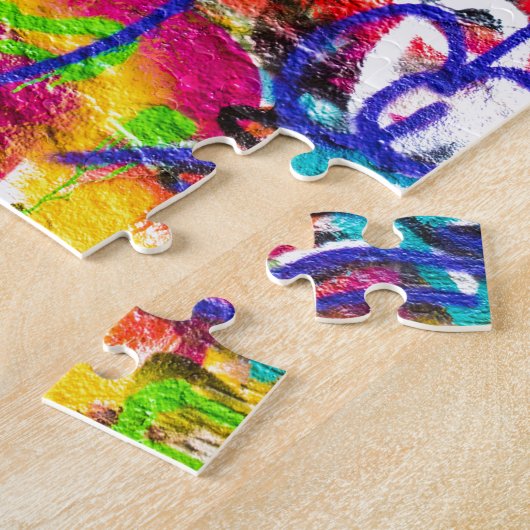 Crazy Graffiti Legpuzzel (Zijkant)