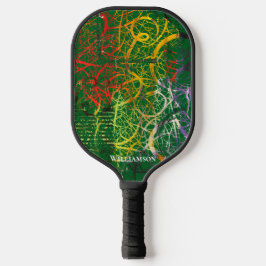 Crazy Graffiti Pollak op zoek naar Groen Pickleball Paddle