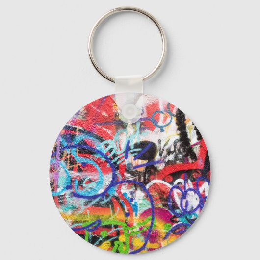 Crazy Graffiti Sleutelhanger (Voorkant)