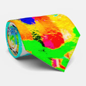 Crazy Graffiti Stropdas (Opgerold)