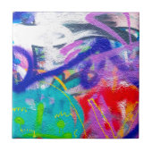 Crazy Graffiti Tegeltje (Voorkant)