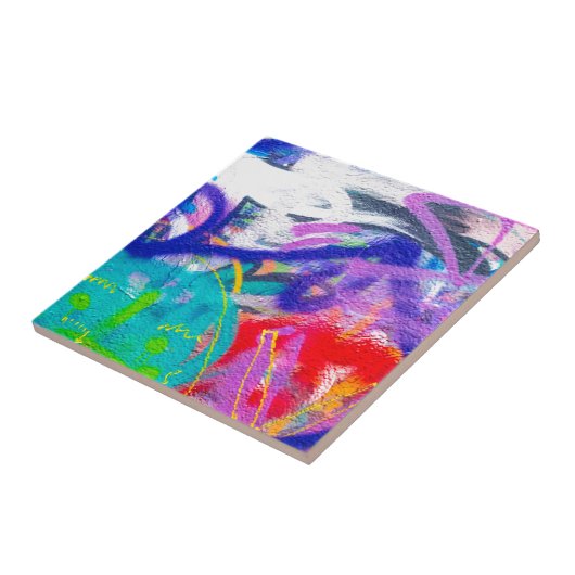 Crazy Graffiti Tegeltje (Zijkant)