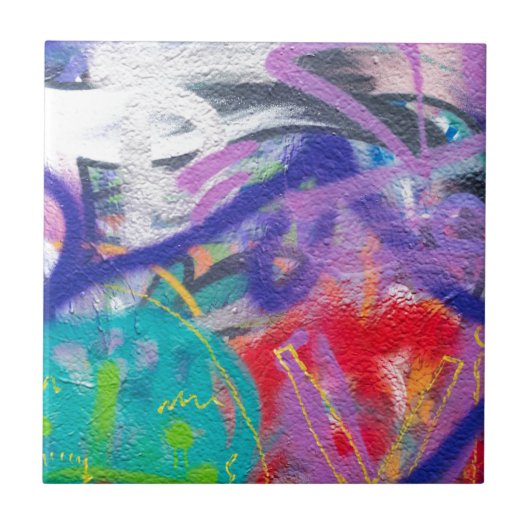 Crazy Graffiti Tegeltje (Voorkant)