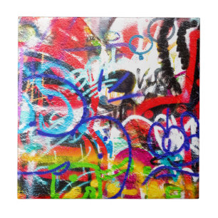 Crazy Graffiti Tegeltje
