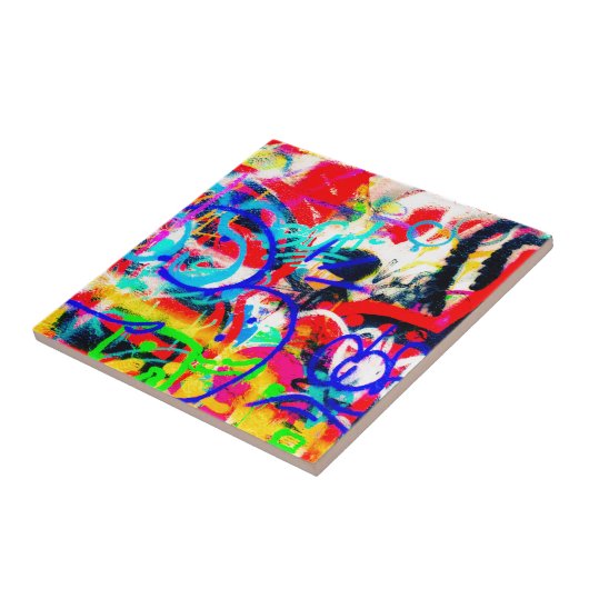 Crazy Graffiti Tegeltje (Zijkant)