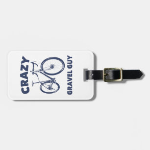 Crazy Gravel Guy Cycling Bagagelabel