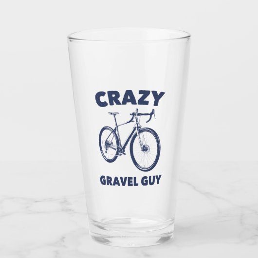 Crazy Gravel Guy Cycling Glas (Voorkant)