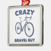 Crazy Gravel Guy Cycling Metalen Ornament (Links)